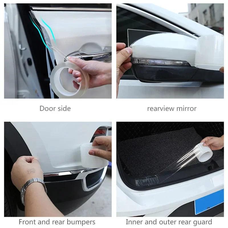 Transparent Nano Car Door Sill and Bumper Protection Film Strip