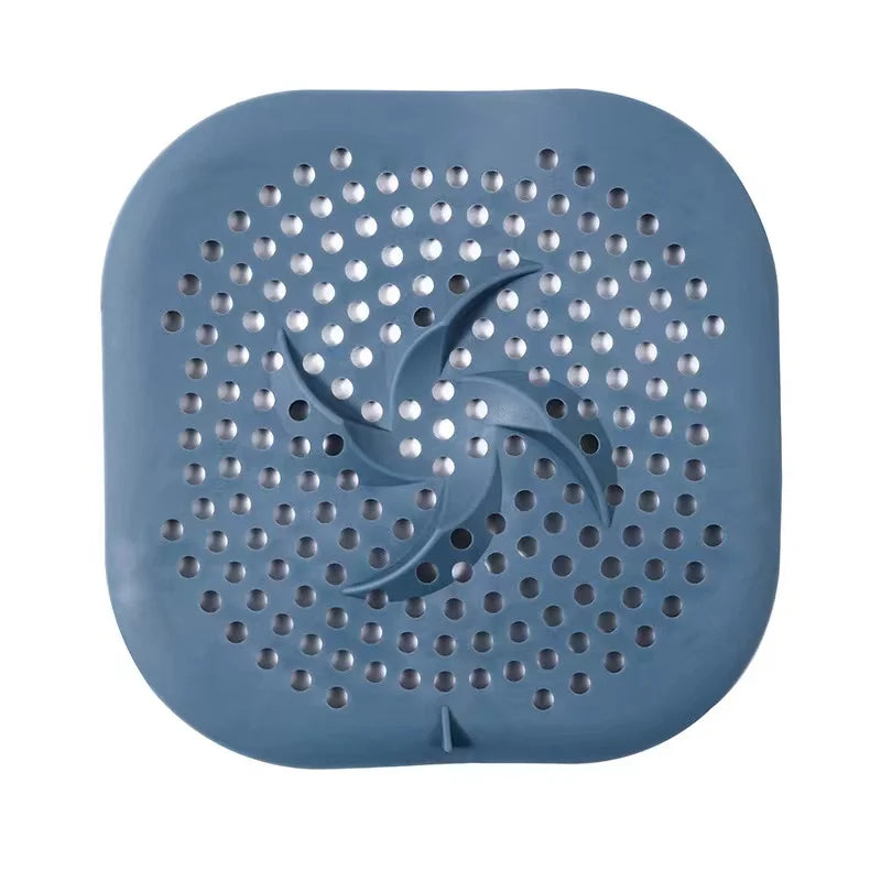 Shower Drain Hair Catcher Drain Cover Bathroom Tub with Suction Cup 5.9 Inches Silicone Sink Strainer Suit for Bathtub, Kitchen