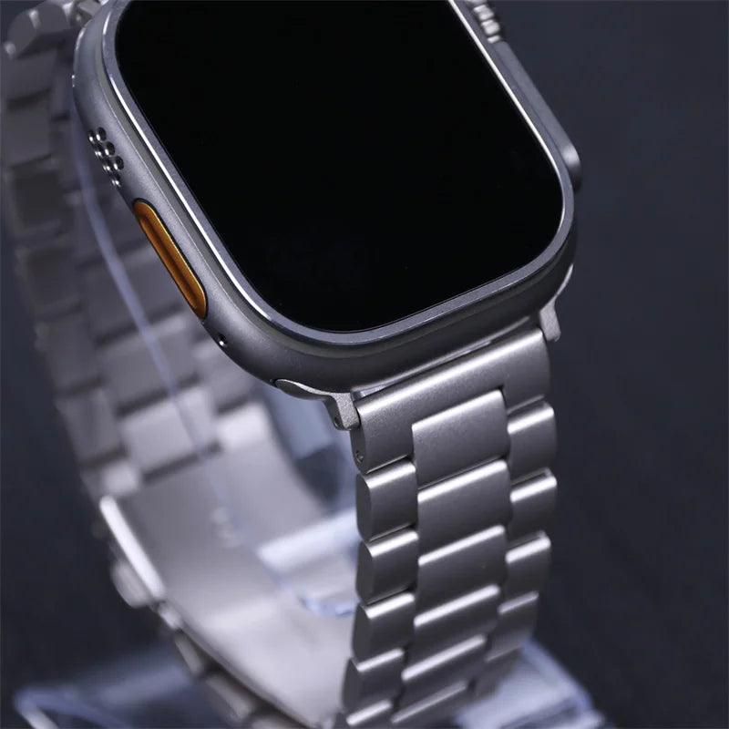 Stainless Steel Strap For Apple Watch Band 45mm Ultra 49mm 41mm 40mm 44mm 46mm Strap Metal Bracelet For Iwatch Series 11 10 42mm