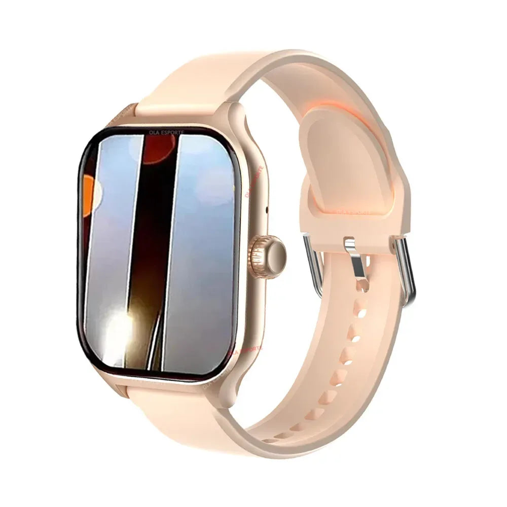 2026 Smart Watch Android IOS Phone 2.01 Inch Color Screen Bluetooth Answer Call Fitness Watches Tracker Smartwatch Women Men New - Urbizia
