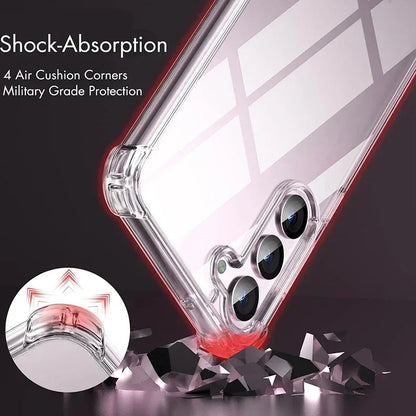 Shockproof Clear Case for Samsung Galaxy Models
