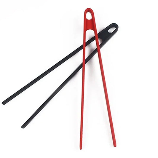 Silicone Anti-Slip Food Tongs – Heat Resistant BBQ & Kitchen Clip (22cm)