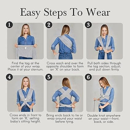 Solly Baby Wrap – Soft & Lightweight Baby Carrier for Newborns to Toddlers - Urbizia