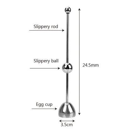 Stainless Steel Egg Topper – Egg Shell Opener for Raw & Boiled Eggs
