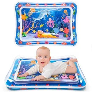 Tummy Time Water Mat – Inflatable Baby Play Mat for 3–12 Months - Urbizia