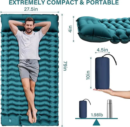 Ultralight Inflatable Camping Sleeping Pad - Urbizia