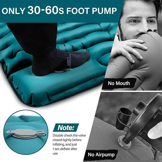 Ultralight Inflatable Camping Sleeping Pad - Urbizia