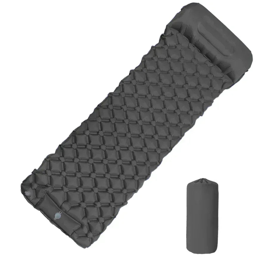Ultralight Sleeping Pad – Built-in Pump Air Mattress
