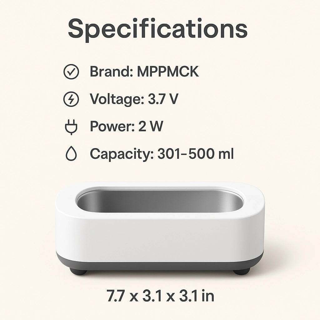 Urbizia™ Sonic MultiClean Pro – Ultrasonic Vibration Cleaner