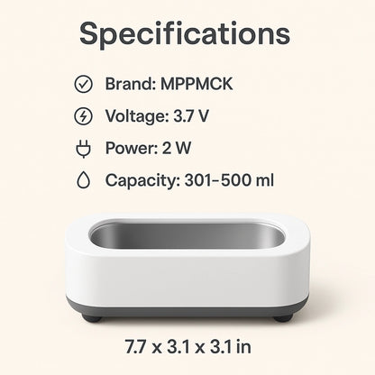 Urbizia™ Sonic MultiClean Pro – Ultrasonic Vibration Cleaner