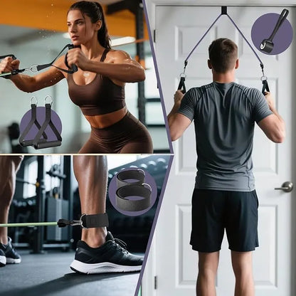 WHATAFIT Resistance Bands with Handles – Chartreuse - Urbizia