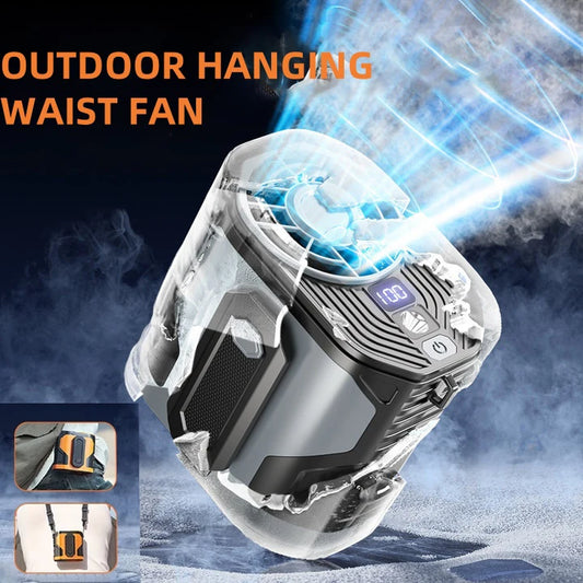 Wearable Waist-Hanging Fan