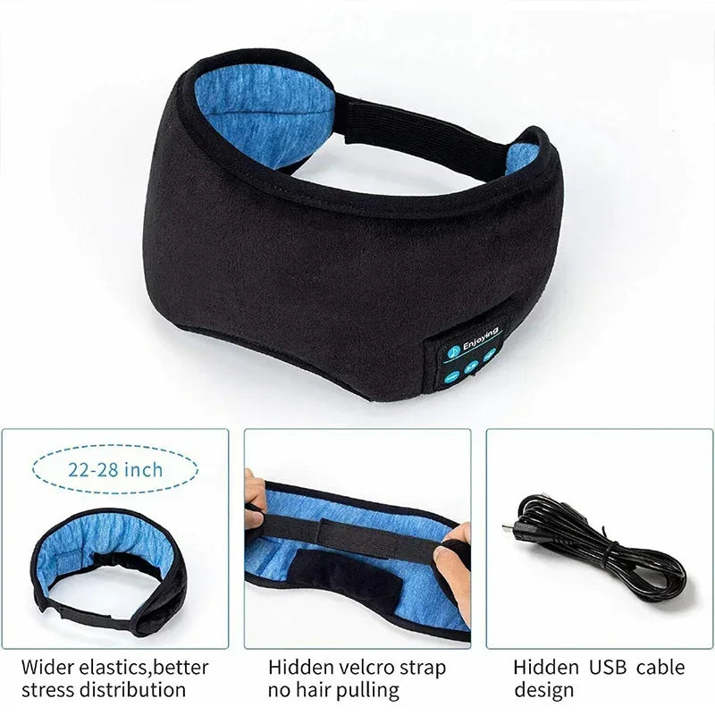 Wireless Sleep Mask – 3D Eye Mask with Music