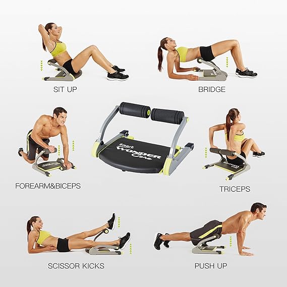 Wonder Core Smart Ab Machine – Home Gym Ab Workout Equipment - Urbizia