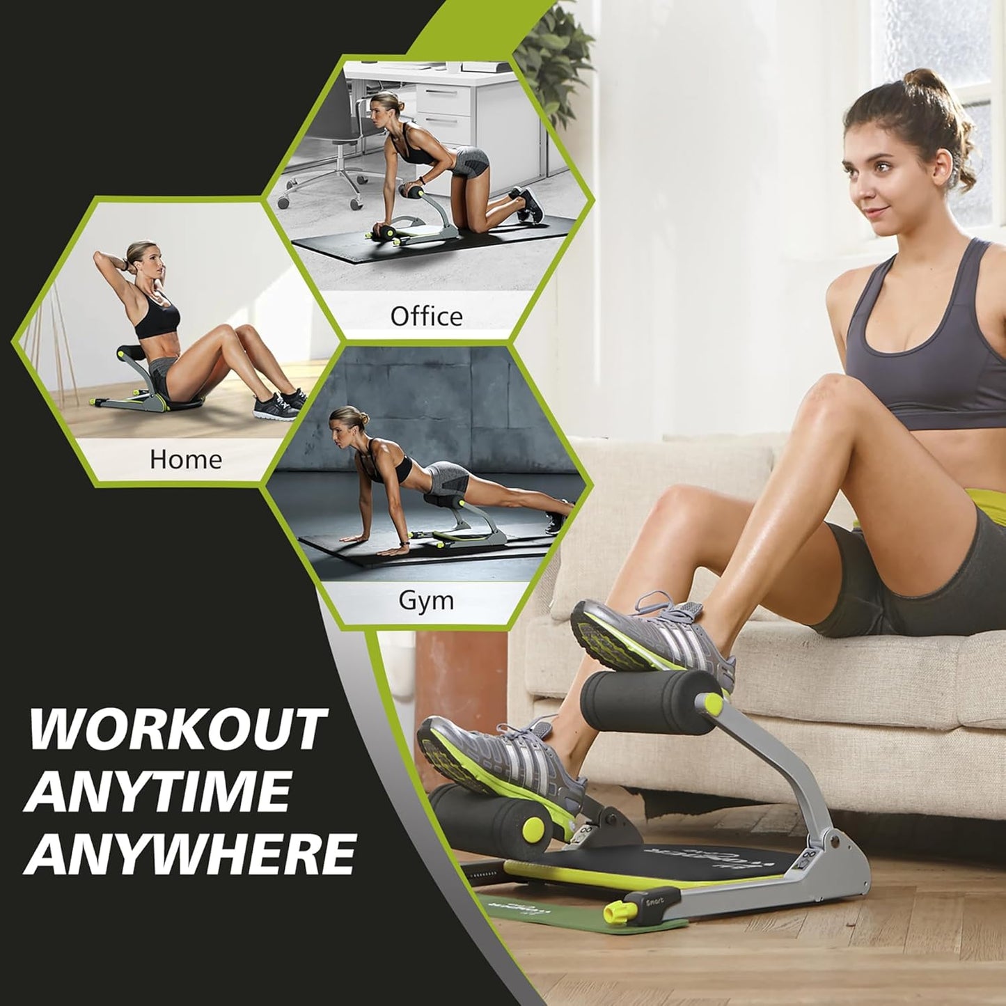 Wonder Core Smart Ab Machine – Home Gym Ab Workout Equipment - Urbizia