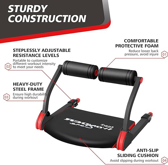 Wonder Core Smart Ab Machine – Home Gym Ab Workout Equipment - Urbizia