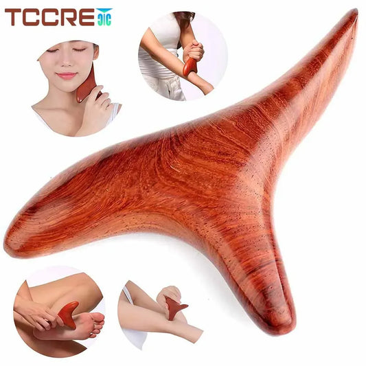 Wood Trigger Point Massager – Lymphatic & Muscle Relief