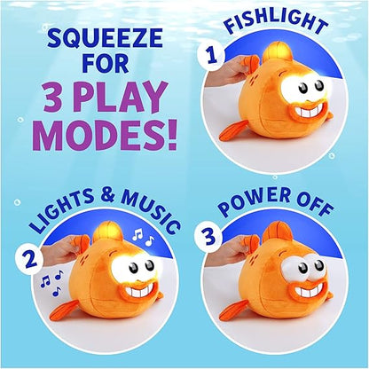WowWee Baby Shark William Fishlight Plush – Musical Kids Flashlight Toy - Urbizia