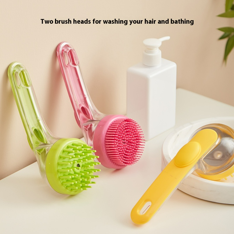 Scalp Massage Bath & Shampoo Brush with Long Handle