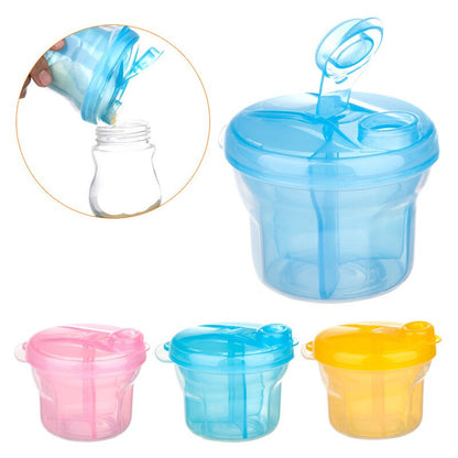 Portable Baby Formula Storage Container with 3 Compartments