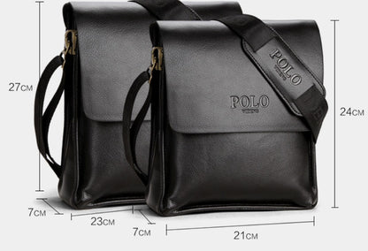 Men's PU Leather Business Shoulder Bag