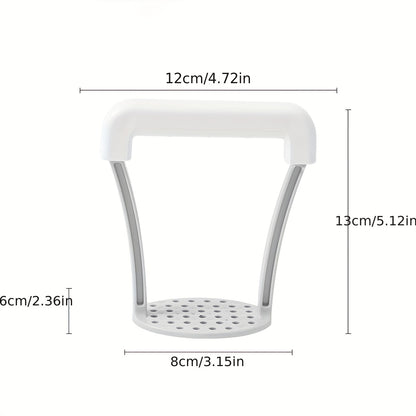 1pc Potato Masher – Non-Slip Handle, Manual Fruit & Vegetable Crusher - Urbizia