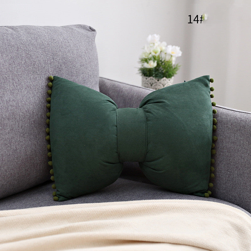 Bow Knot Pillow - Lovely Princess Cushion for Support