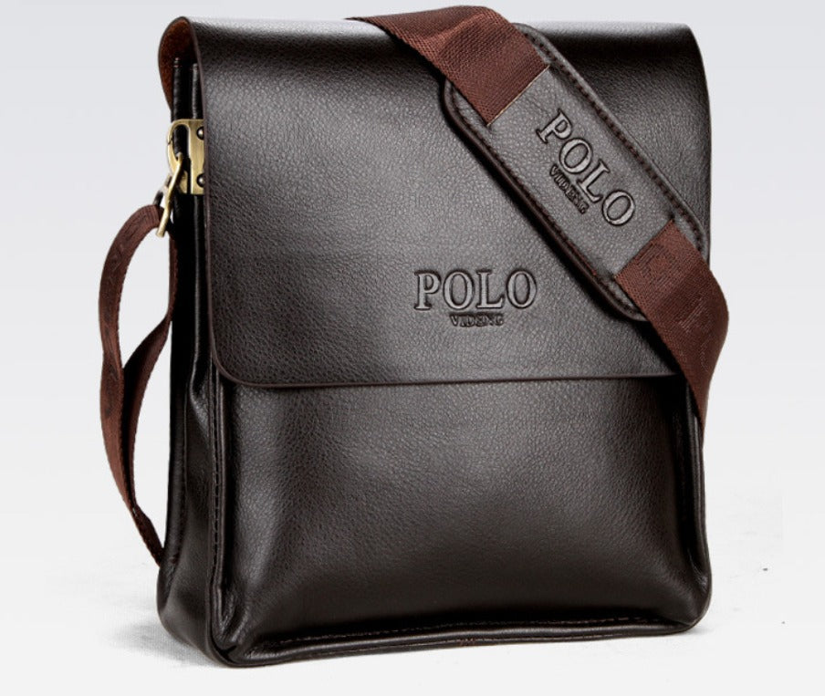 Men's PU Leather Business Shoulder Bag