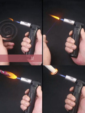 HONEST Jet Butane Gas Lighter – Windproof Metal Cigar & Kitchen Torch Lighter
