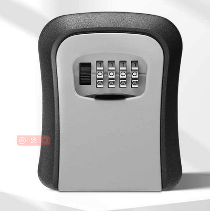 Wall-Mounted Zinc Alloy Key Safe Box with Combination Lock