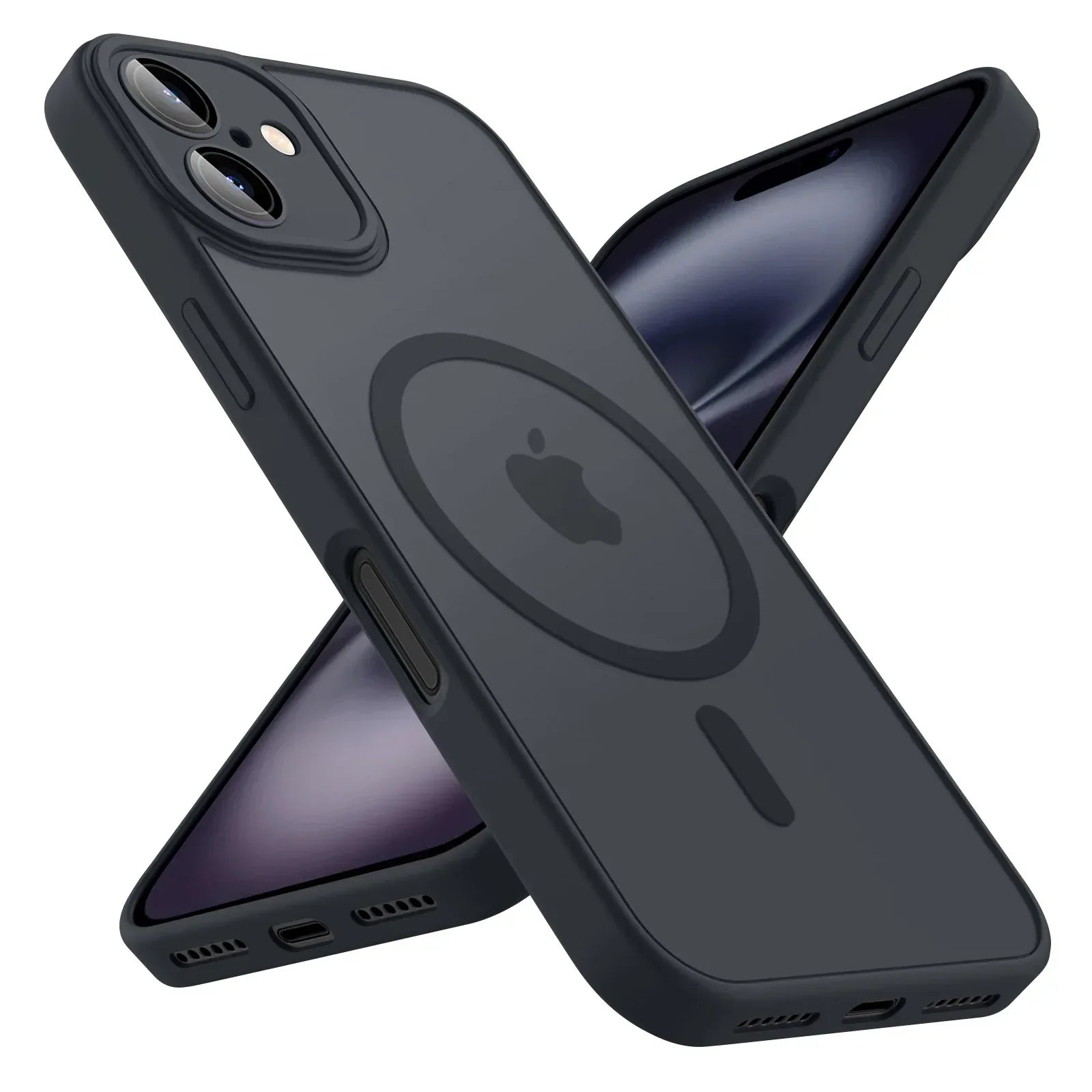 iPhone Shockproof Magnetic Case – Matte Armor Cover