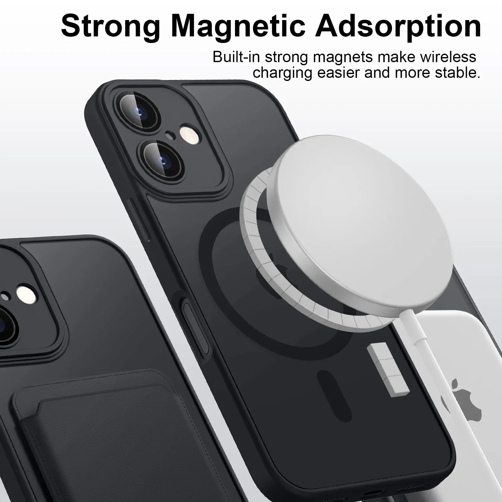 iPhone Shockproof Magnetic Case – Matte Armor Cover