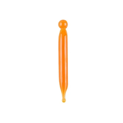 Orange tool with a spherical head on a white background