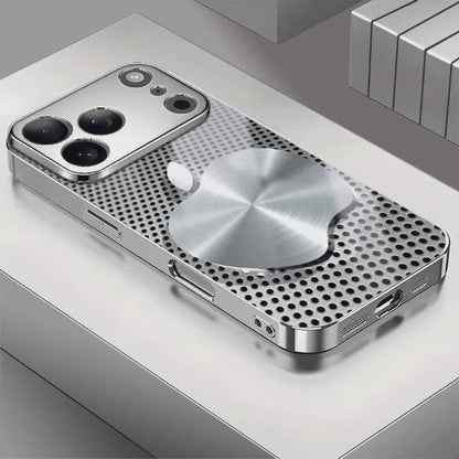 Metal Mesh Glass iPhone Case with Full Coverage